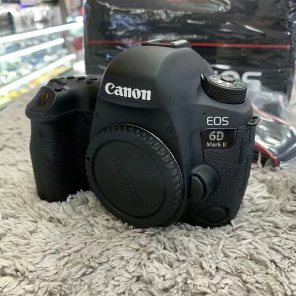 Original Canon 6D Mark Ⅱ camera body with box and accessories(charger, battery, strap)