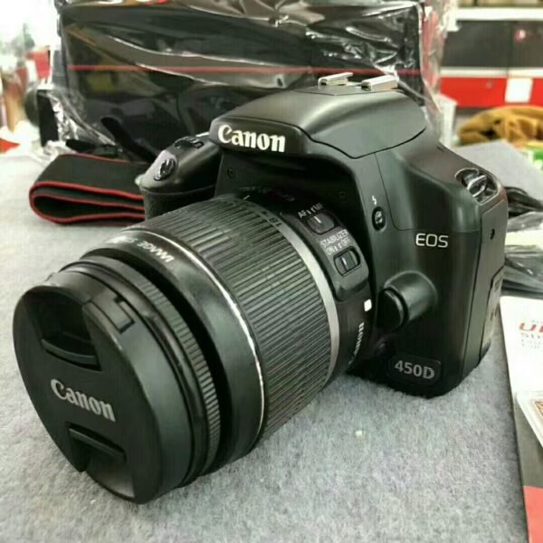 Original Canon 450D➕18-55mm lens with bag and accessories(charger, battery, strap)